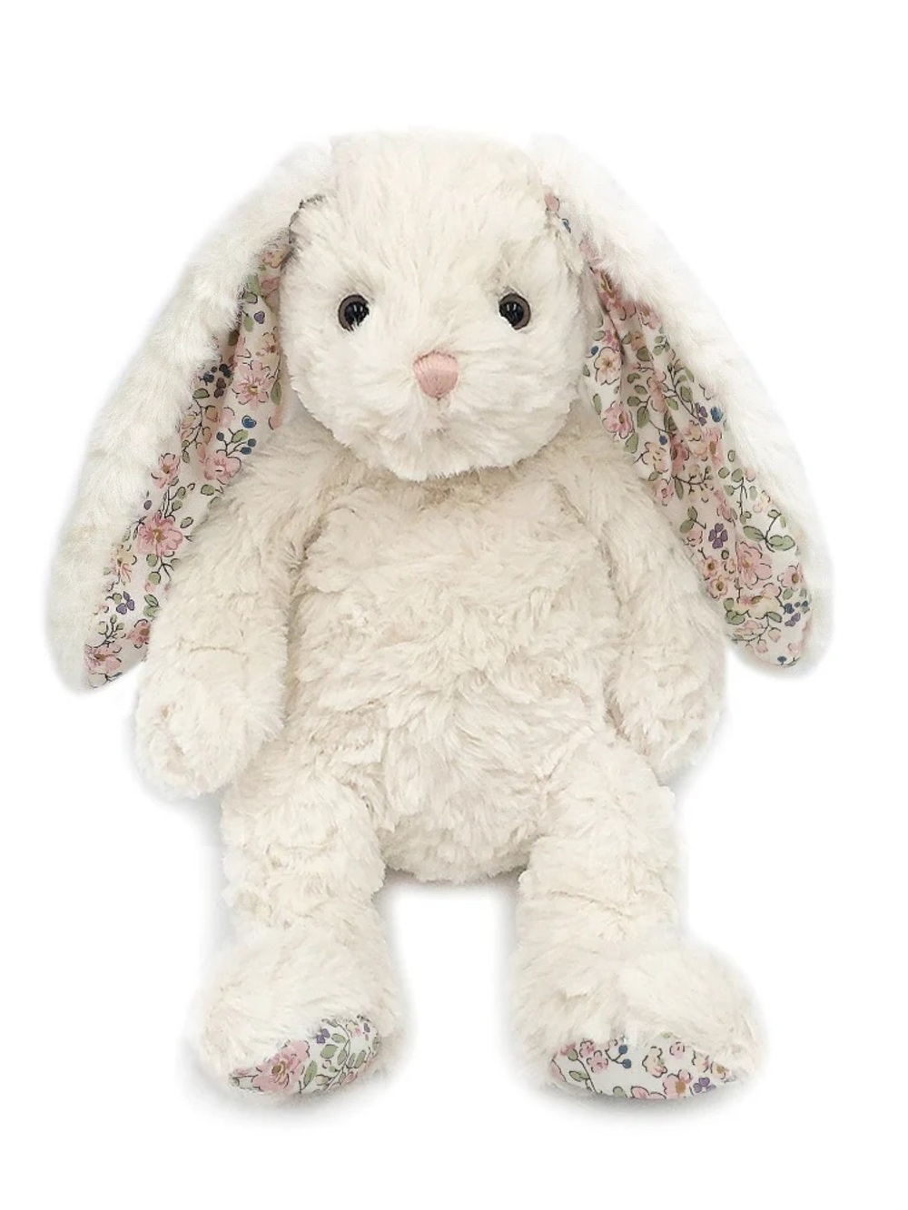 Mon Ami Faith Cream Floral Bunny Plush Toy